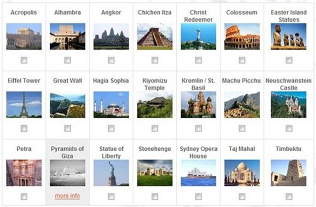 7 wonders of the world images 2010. 7 wonders of the world thumb New 7 Wonders of the World: Scam to make