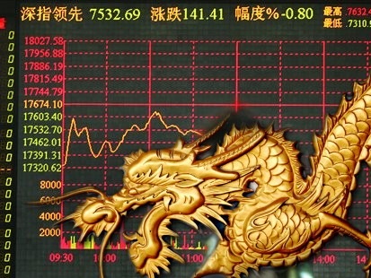 stock market. Hong Kong Stock Exchange.