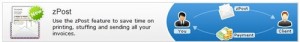 Post snail mail invoices through Zoho Invoice zPost