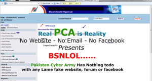 BSNL Website Hacked by PCA, User Data Compromised!