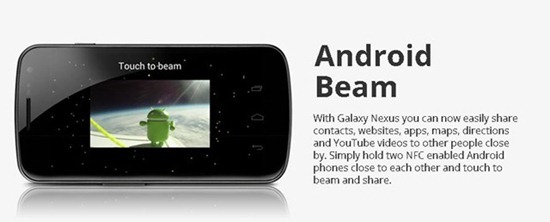Android Beam Ice Cream Sandwich   Newest Android version with NFC Awesomeness!