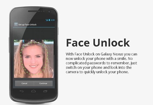 faceunlock Ice Cream Sandwich   Newest Android version with NFC Awesomeness!