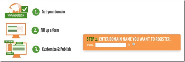 domain name Wow! Google offers Free Website with .in domains   Grab Now!