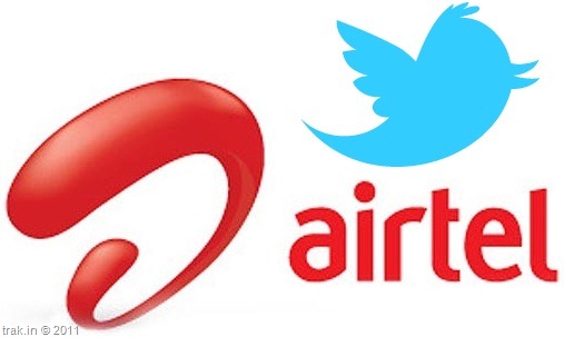 airtel twitter Airtel launches free Twitter access on Mobile!