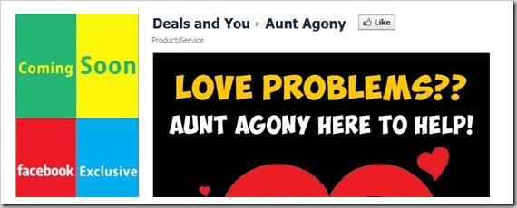 DealsYou Agony Aunt Customer Acquisition through Social Media!