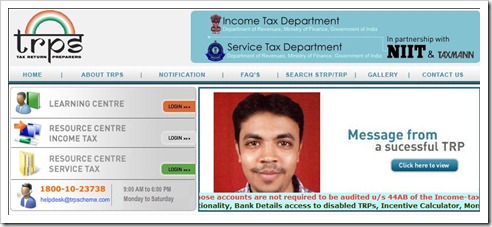 TRPS Home Visits & Online Tax Help: IT Dept.’s initiatives under Tax Return Preparers scheme