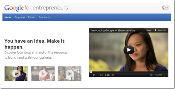 Google Launches Umbrella Site to Support Aspiring Entrepreneurs