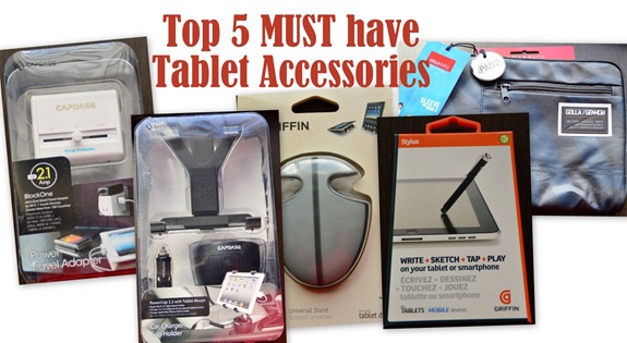 5 Must have Tablet Accessories [Video Demo]