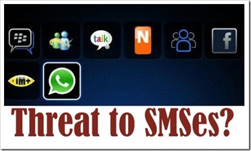 Smartphones messaging apps: Biggest threat to SMS usage?