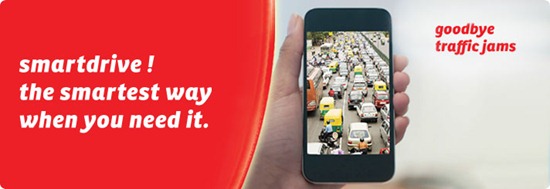 Smartdrive: Airtel’s new mobile app for Voice Navigation & Live Traffic updates!