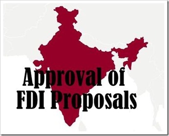 FDI proposal approvals thumb | 14 FDI proposals worth Rs. 1310 crore cleared by Govt.