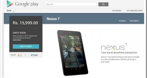 Google Nexus 7 launches in India at Rs. 16k, Nexus 4 Next?