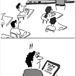 What if eBooks arrive in Schools? [Trak.in Toons]