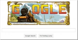 Google Publishes Doodle for India&rsquo;s First Passenger Train!