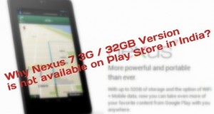 Nexus 7 3G and 32 GB are here, not in Google Play though!