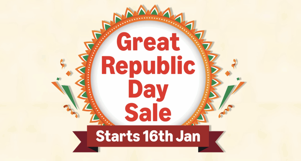 Amazon Republic Day Sale 2026: रिपब्लिक डे सेल 2026 में Amazon का धमाका, Electronics and Appliances पर मिलेगी 80% तक छूट