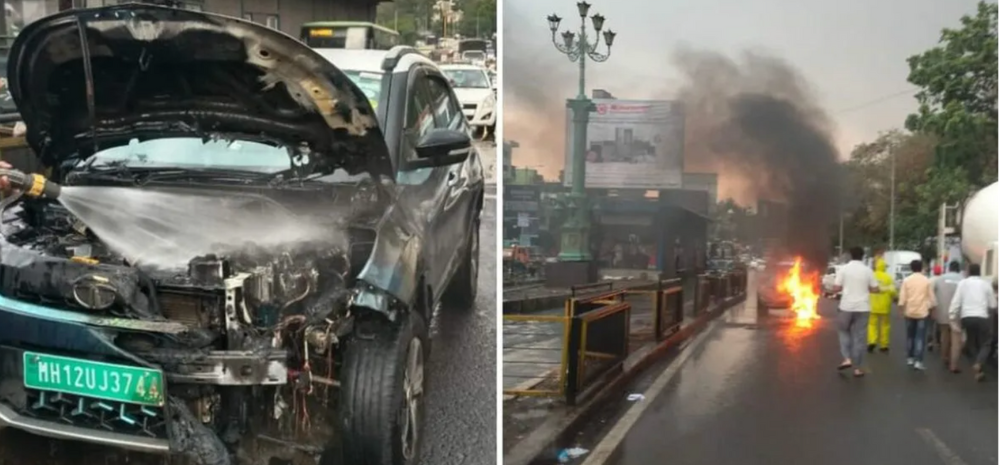 Tata Nexon Electric Car Catches Fire In Pune - How This Happened? (Official Statement Issued)