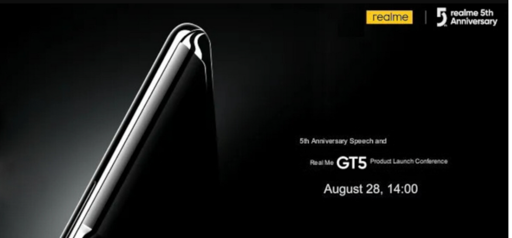 Realme GT5 Launching On August 28 As Part Of Realme's 5th Anniversary Bash: Check Expected Specs, Variants & More