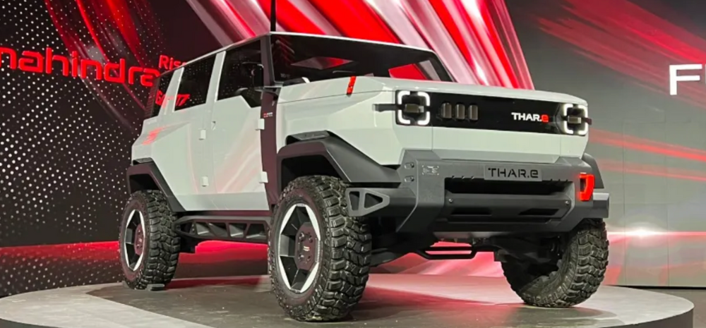 1st Glimpse Of Electric Thar Revealed By Mahindra In South Africa: 5-Doors, 400 Kms Range, AR Rahman Music & More!