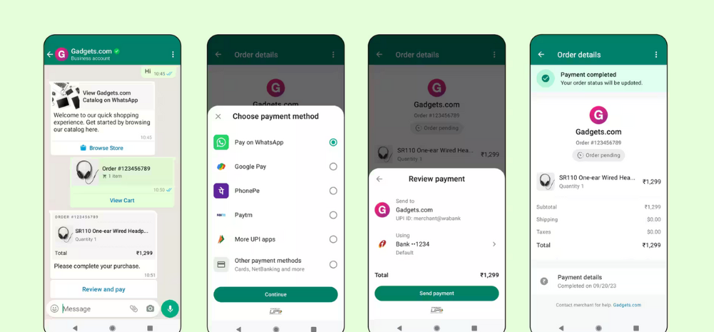 "Pay On Whatsapp" Feature Launched: Users Can Now Choose Whatsapp As A Payment Option! (And More Updates)