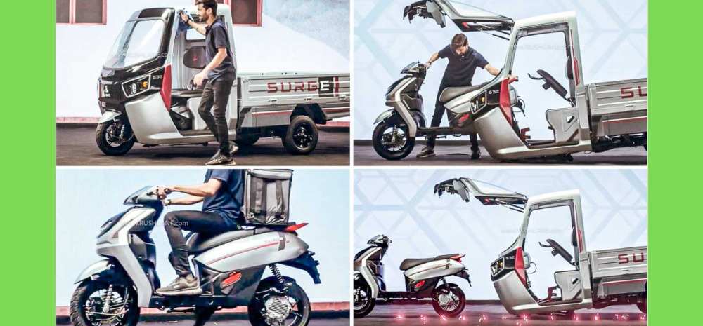 This New E-Scooter By Hero Converts Into A 3-Wheeler Rickshaw In 180 Seconds (Watch Video)