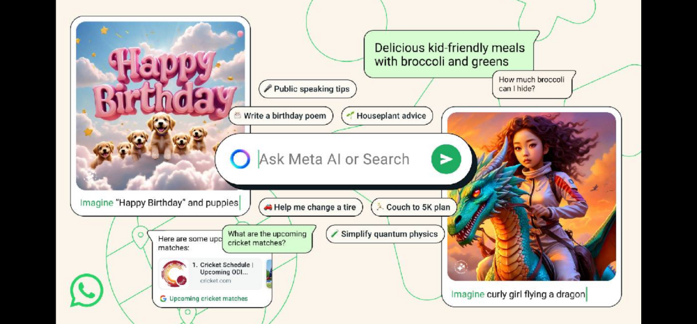 Shortcut For AI Image Generation In Whatsapp Chats Coming Soon: Imagine By Meta