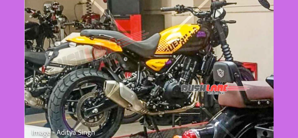 Disguised Royal Enfield Guerrilla 450 Spotted At A Service Centre: Can It Compete With Harley-Davidson 440X?