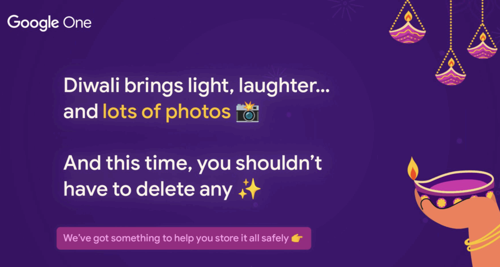 Google Offering Upto 2TB Storage For Rs 11 Under Google One Diwali Offer