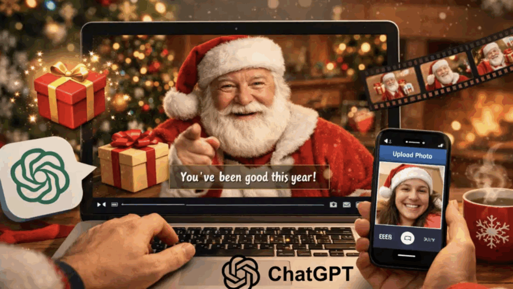 ChatGPT Hidden Easter Egg For Christmas: Convert Selfie Into Santa Video