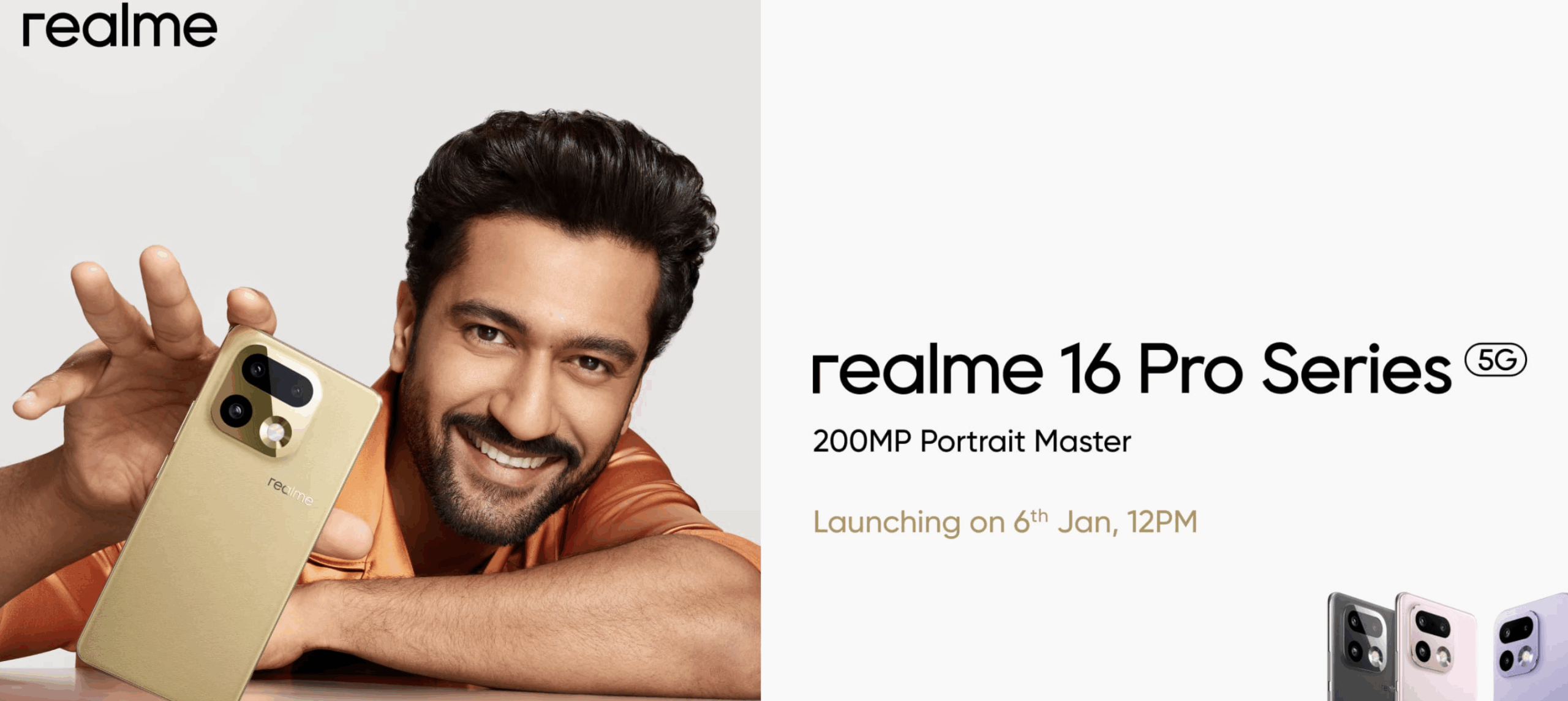 Realme 16 Pro Series To Launch With 200MP Camera On Jan 6