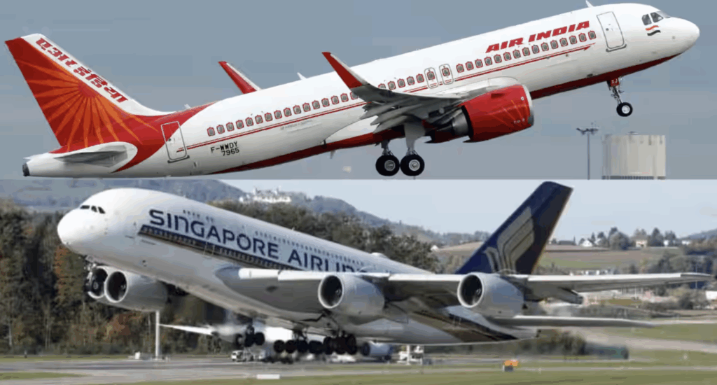 Air India, Singapore Airlines Sign Deal To Expand Routes Across Globe