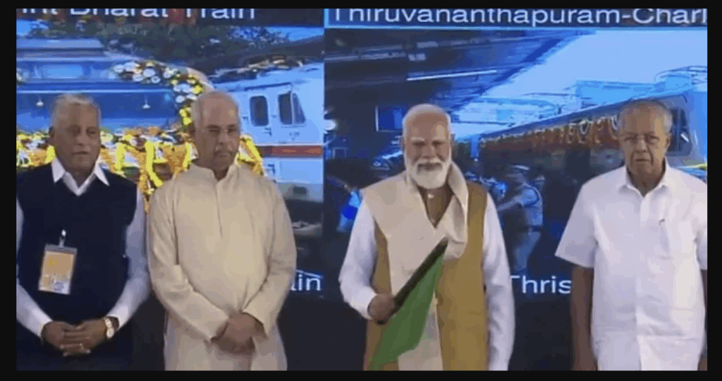 3 New Amrit Bharat Trains Launched From Kerala By PM Modi