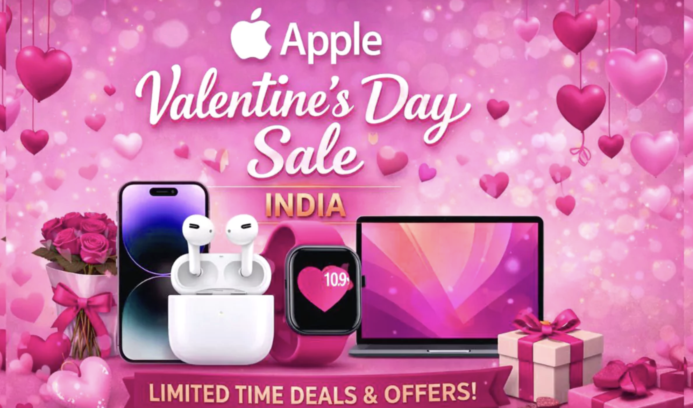 Apple Rolls Out Valentines' Day Discount For iPhone 17 Series, MacBooks
