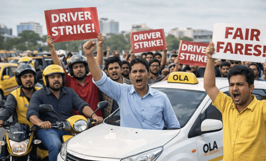 Ola, Uber, Rapido Drivers Want Rs 25/Hr As Minimum Fare, Ban On Private Taxis