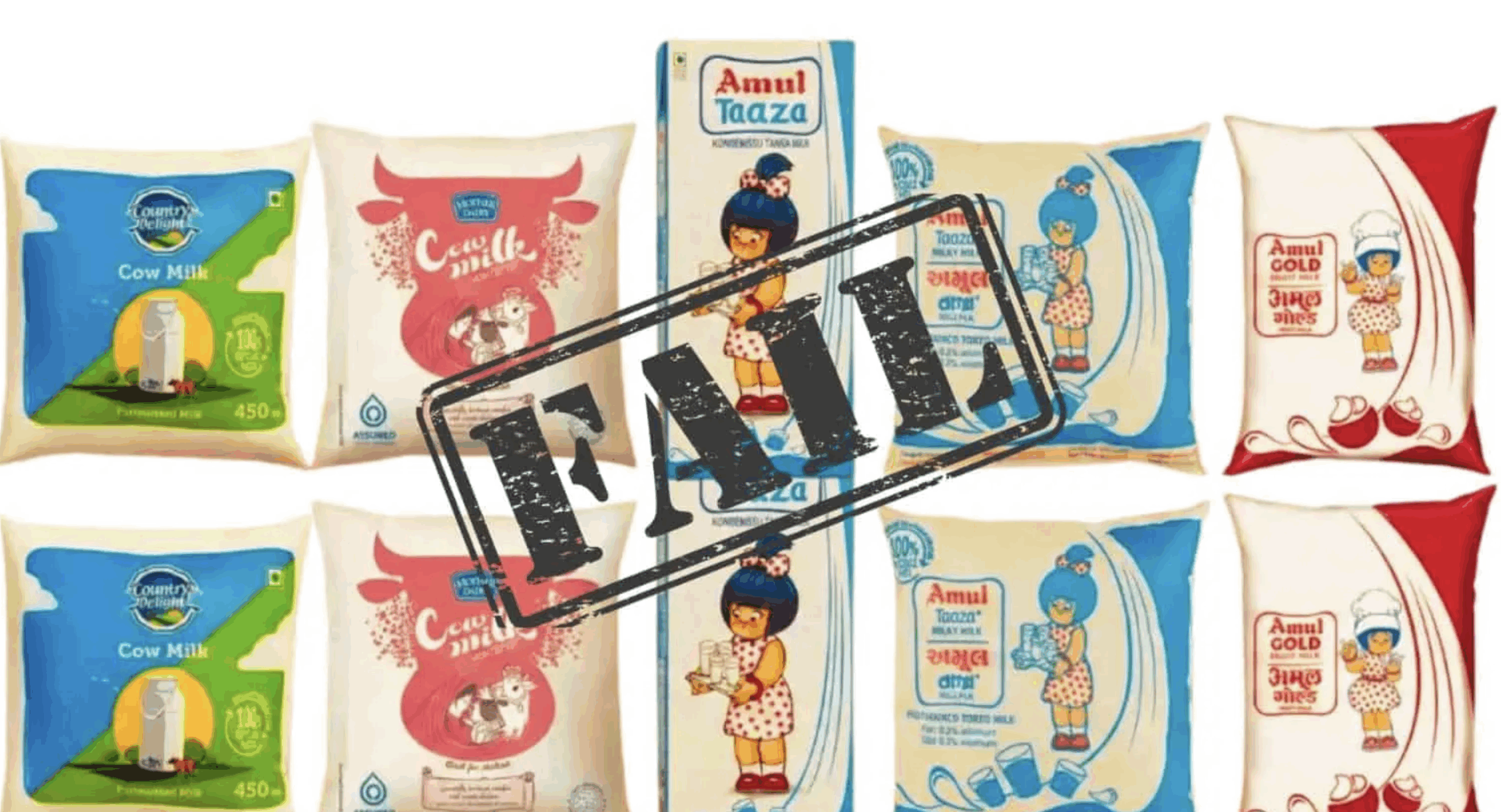 Milk Samples Fom Amul, Country Delight and Mother Dairy Fail Quality Tests