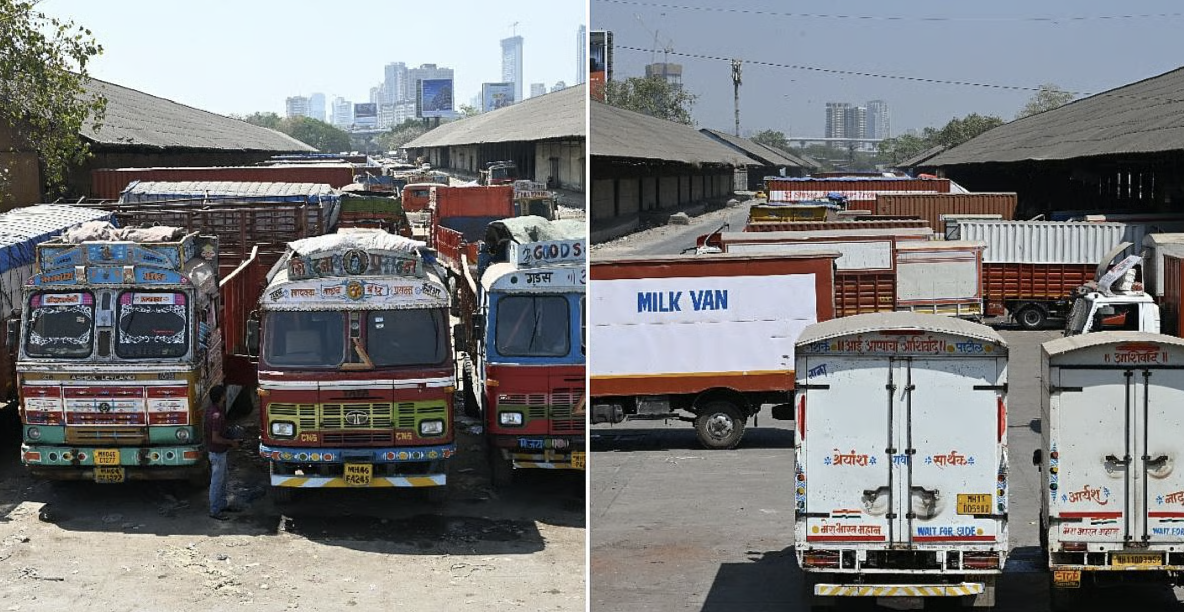 Transporters In Maharashtra Strike Against E-Challans