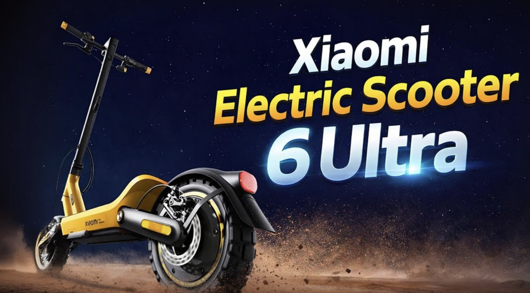 Xiaomi Launching Electric Scooter 6-Series With 75 Kms Range