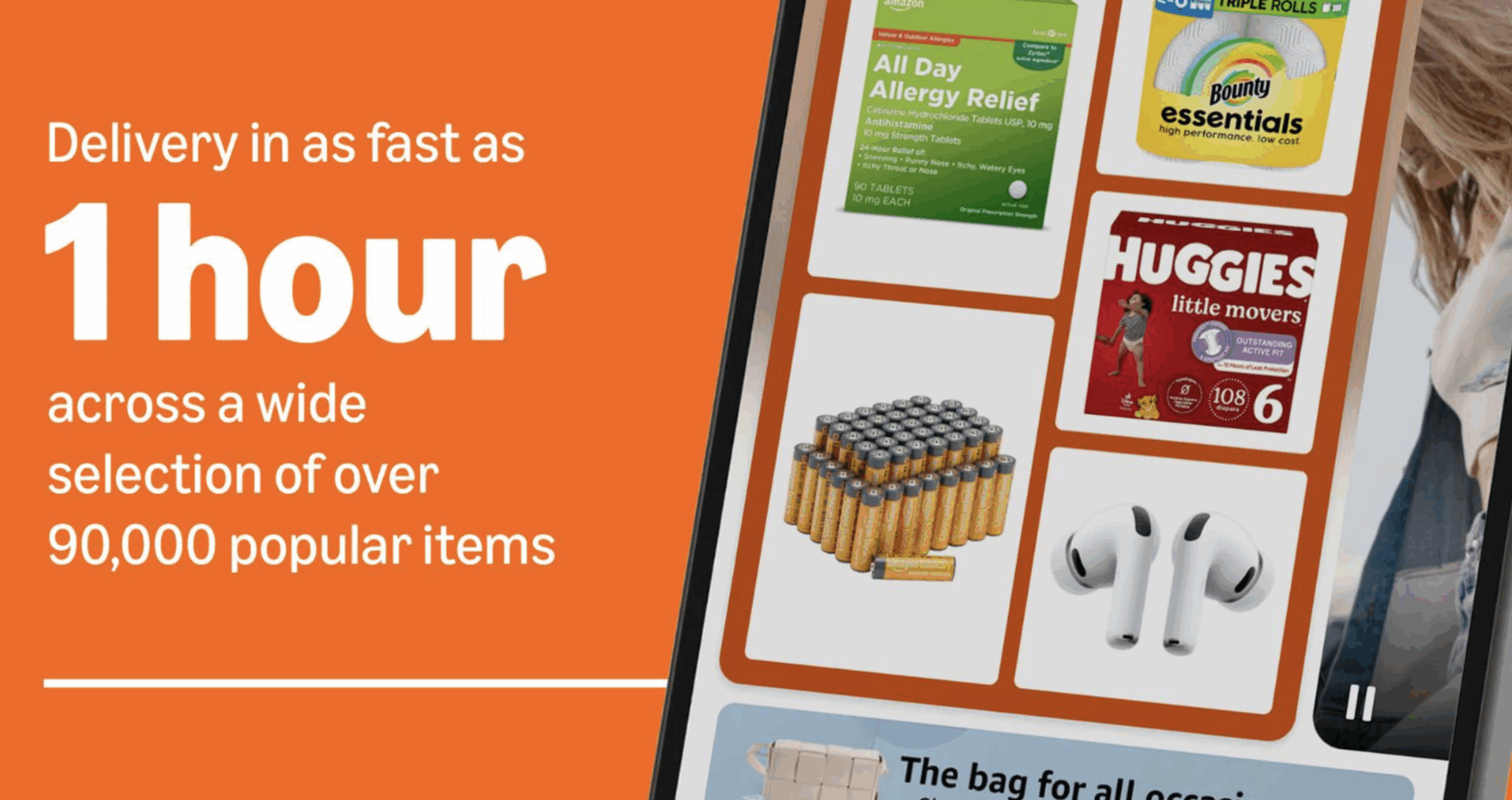 Amazon Launches 1-Hour Delivery For 90,000 Products Across USA