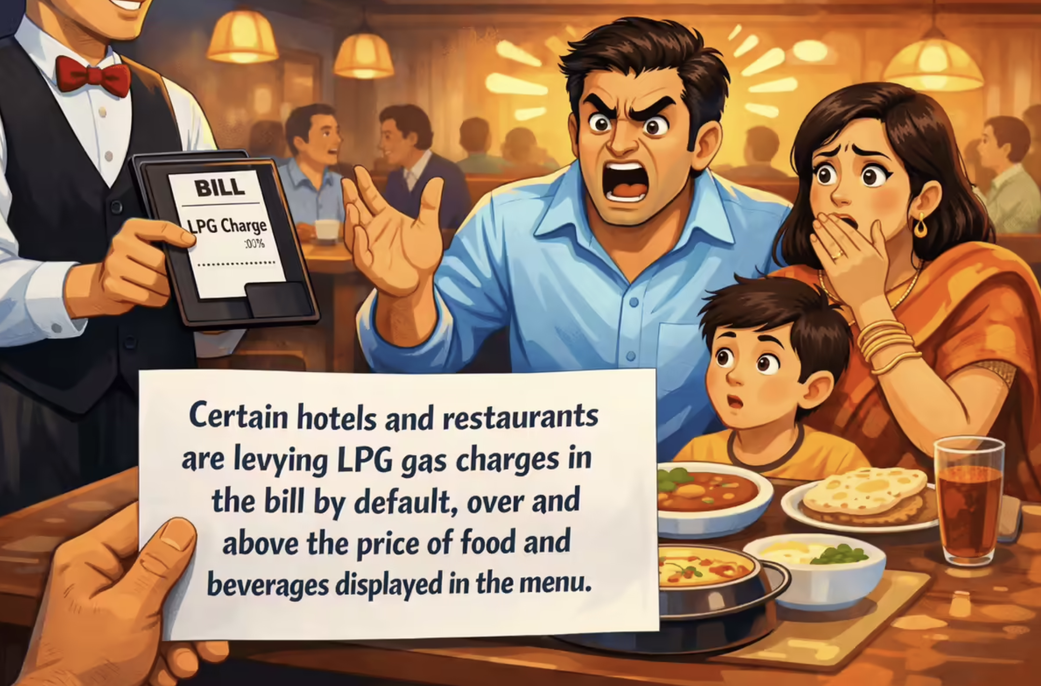 Restaurants, Hotels Can't Charge Extra For Food Citing 'LPG' Charge - Central Consumer Protection Authority