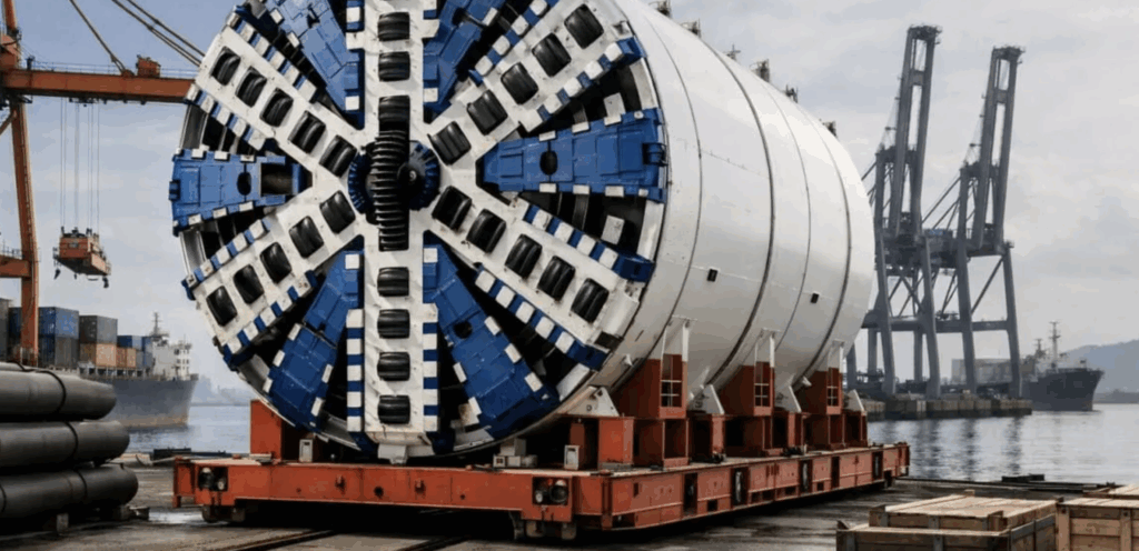 Massive Tunnel Diggers For Bullet Train Finally Arrives In Mumbai After Weeks Of Delay