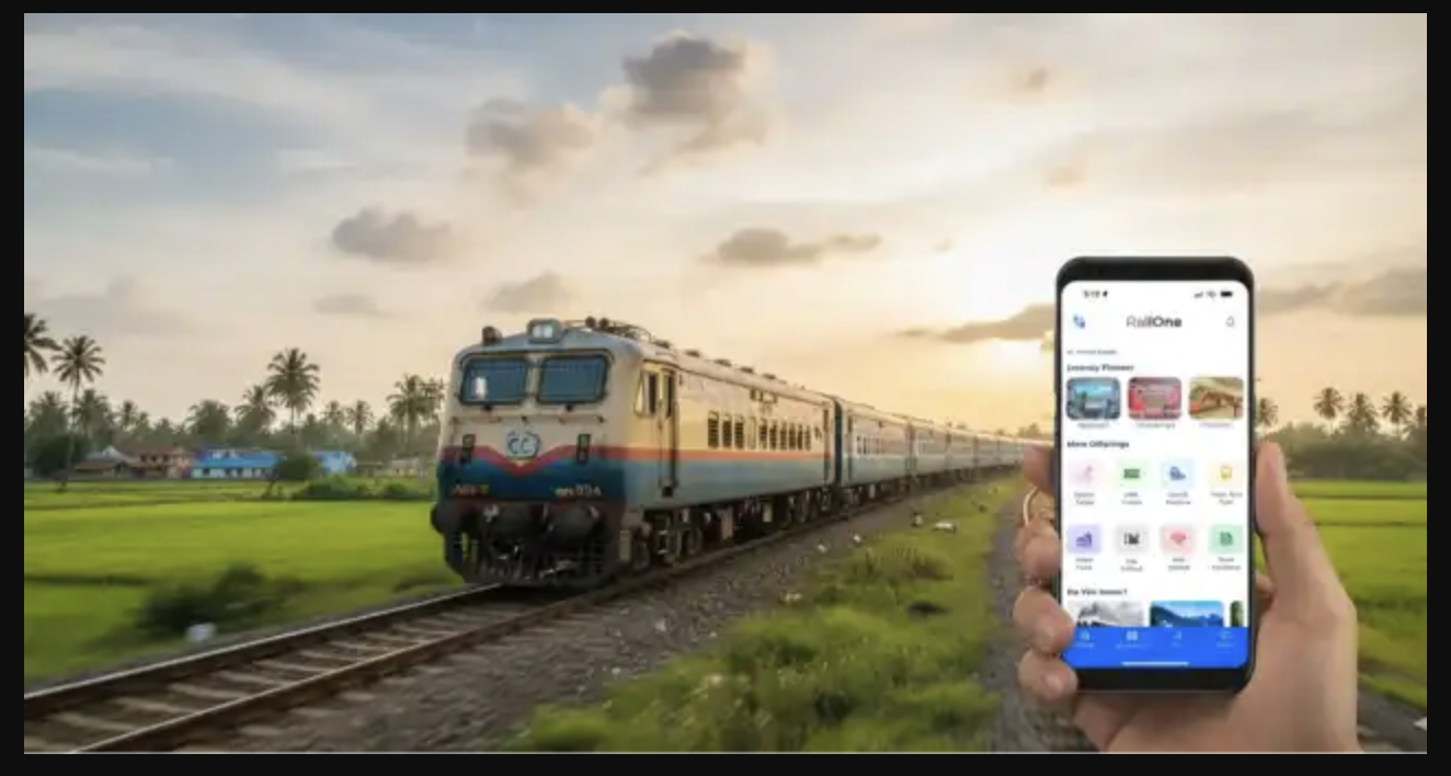 RailOne App To Be Embeded With Bharat Taxi App For Last Mile Connectivity