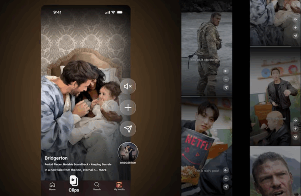 Netlfix Launches 'Reels' Type Short Video Feature: Clips