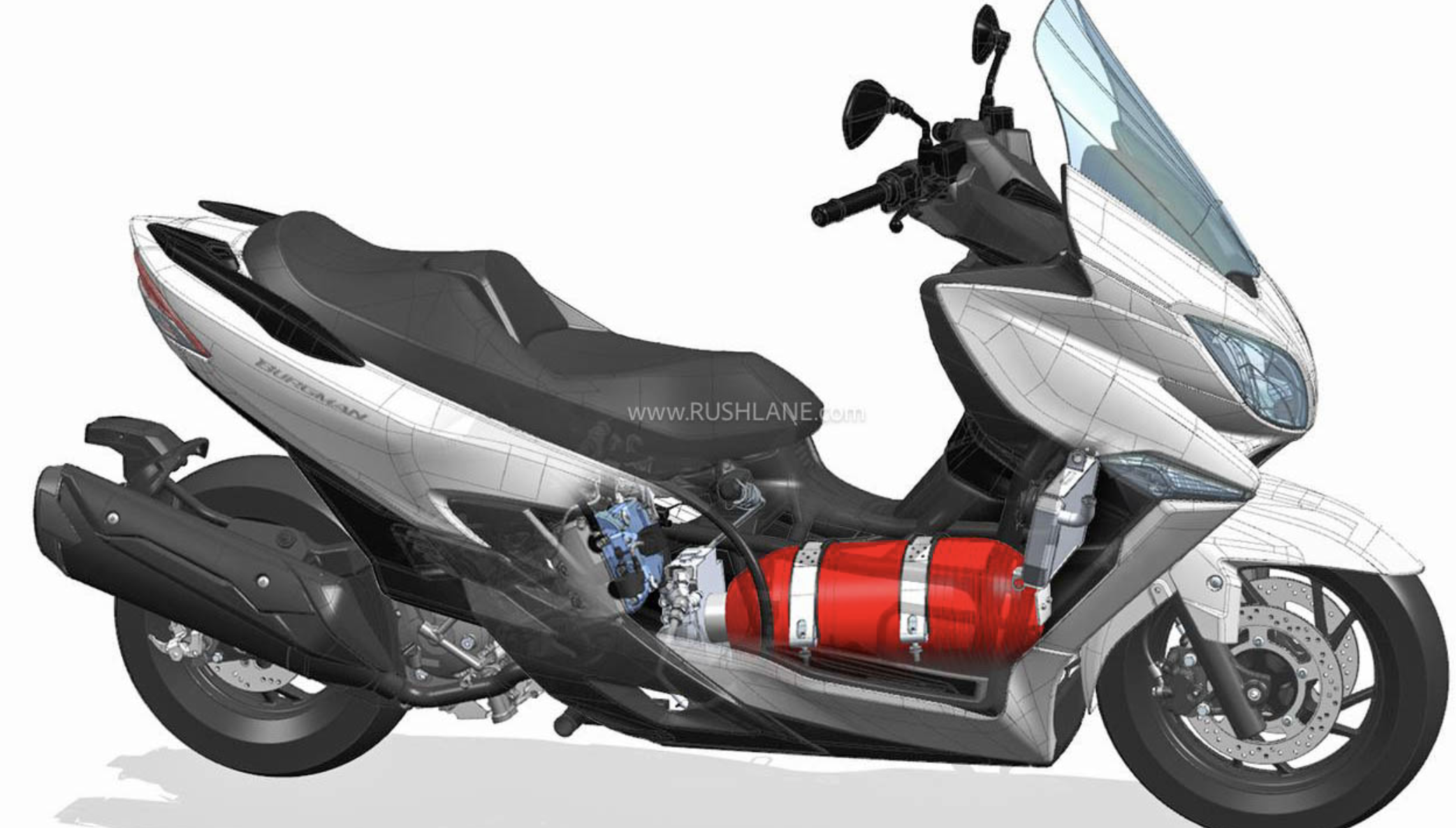 Totota Patents Hydrogen Powered Scooter, Based On Burgman platform