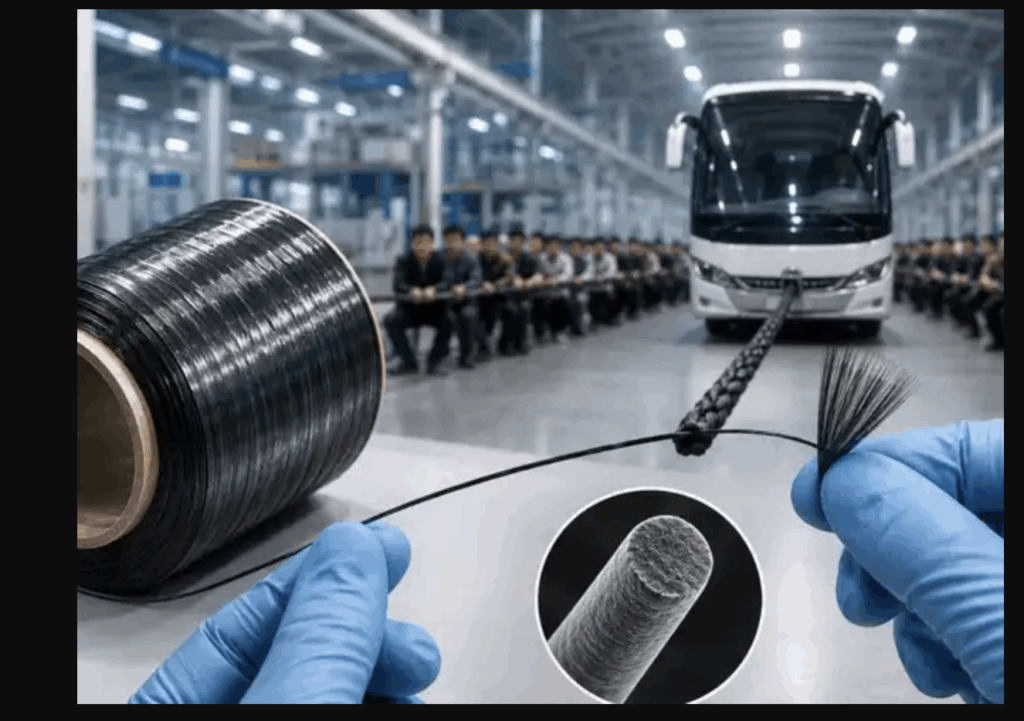 China Creates Hair-Thin Fiber, 10-Times Stronger Than Steel: T1200-grade carbon fibre