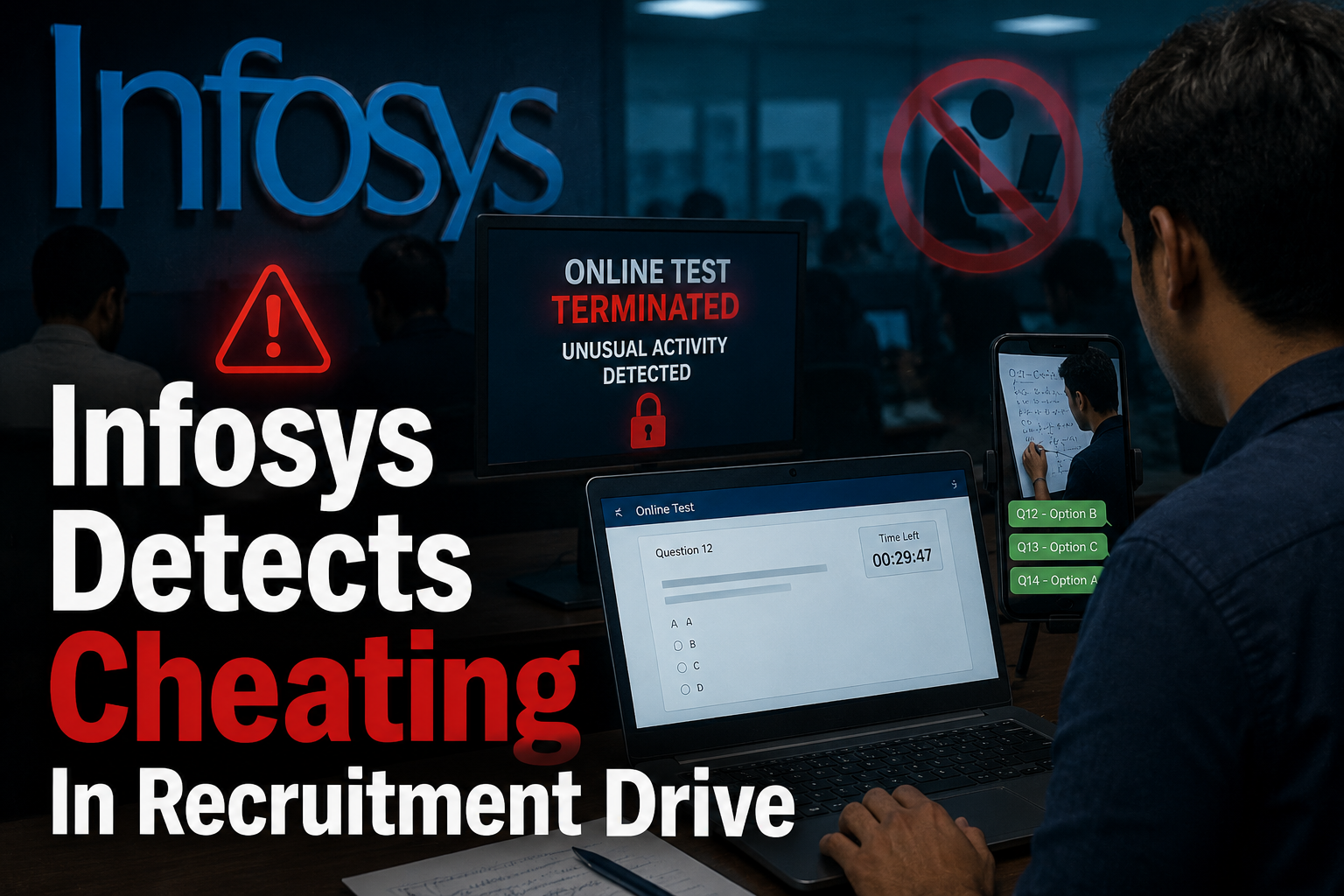Infosys Stops Online Test Of 20,000 Candidates After Cheating Cases Detected