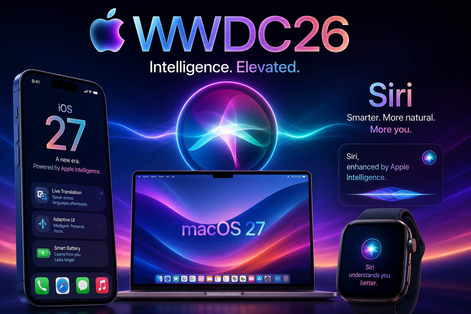 WWDC 2026: Apple Expected to Unveil Smarter Siri, iOS 27 and Major AI Upgrades
