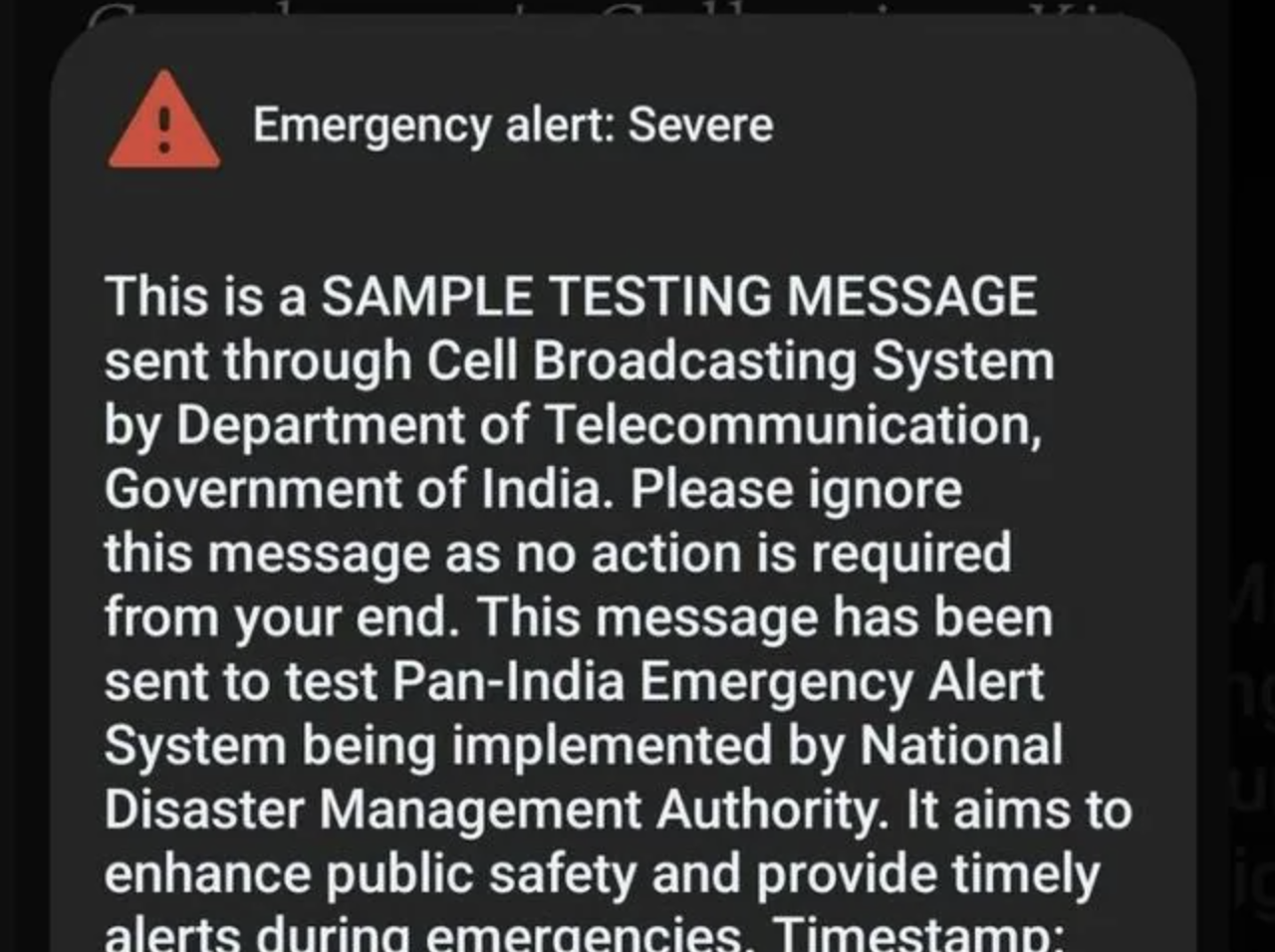 Centre Suspends Cell Broadcast Emergency Alert Service Weeks After Nationwide Launch