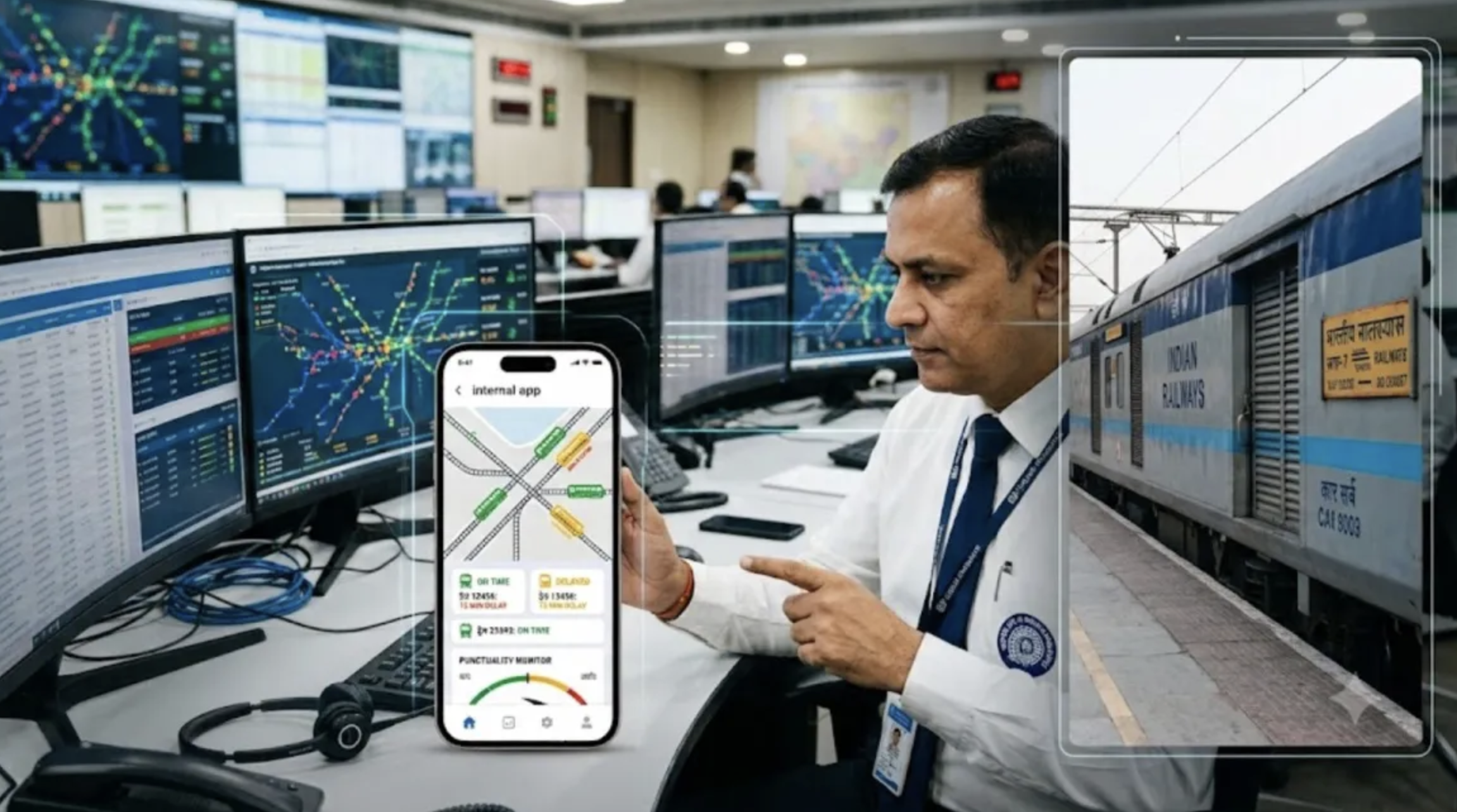 Indian Railways Launch 1st Ever Internal App To Monitor Train Delays: Punctuality BZA