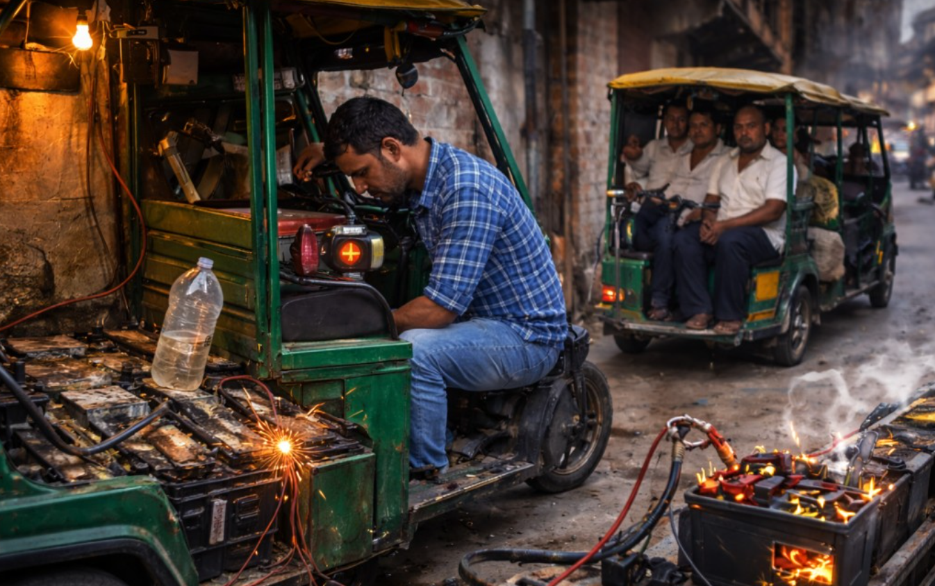 Viral Chinese App Sparks Safety Concerns After Users Remotely Shut Down E-Rickshaws