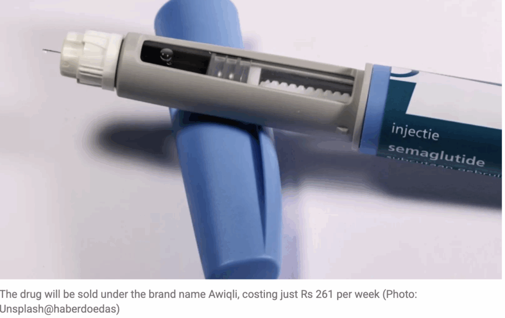 Novo Nordisk Launch Rs 261 Once-A-Week Insulin Shots In India